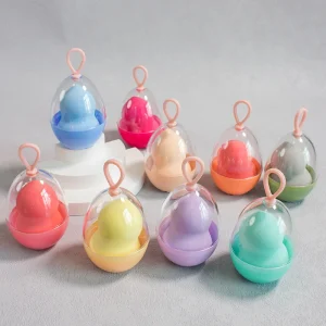 Eggshell Beauty Sponge Makeup Powder Puff for Foundation Soft Face Makeup Tool Washable Travel Beauty Sponges Set