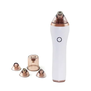Electric Blackhead Remover Pore Vacuum Heating Extractor 3 Adjustable Suction Cne Needles Facial Beauty Cleansing Tool