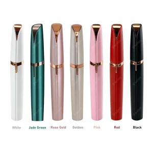 Electric Eyebrow Trimmer Women Eye Brows Shaver Automatic Facial Hair Removal Eyebrow Beauty Trimmer with LED Light