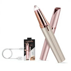 Electric Eyebrow Trimmer Women’s Eyebrow Shaver Automatic Hair Removal Beauty Grooming Device Eyebrow Pencil Eyebrow Razor Large