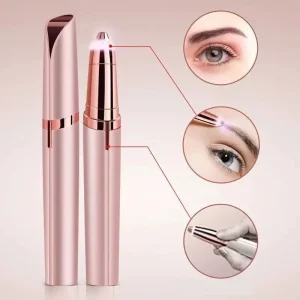 Electric Eyebrow Trimmer Women’s Eyebrow Trimmer Shaver Hair Remover Automatic Rechargeable Eyebrow Trimmer