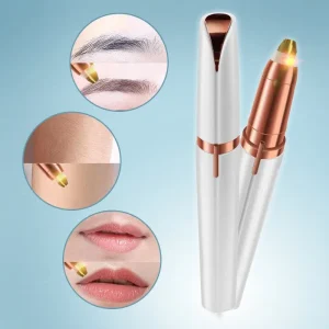 Electric Eyebrow Trimming Tool for Beginners Automatic Electric Eyebrow Trimmer Nose Hair Shaving Brush Scraper