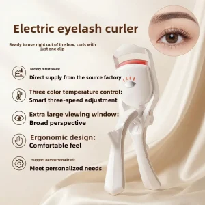 Electric Eyelash Curler Three Speed Temperature Control Portable Automatic Heating Device