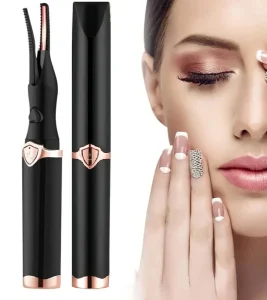 Electric Heated Eyelash Curler USB Rechargeable Eyelashes Curler Quick Heating Natural Eyelash Curler Long Lasting Makeup