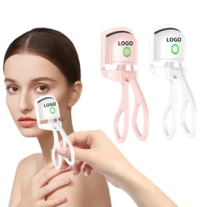 Electric Heated Rechargeable Silicon Eyelash Curler for Women