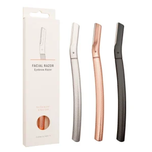 Ergonomic Eyebrow and Facial Razor for Peach Rmaplaning Tool Fuzz Rose Gold Eyebrow Trimmer Facial Tools