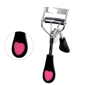 Ergonomic Soft Grip Plastic Handle Eyelash Curler Stainless Steel Precision 24H Long Lasting Curl Easy to Use