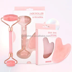 Europe Best Selling Jade Roller Facial Massage and Guasha Set Best Jade Roller