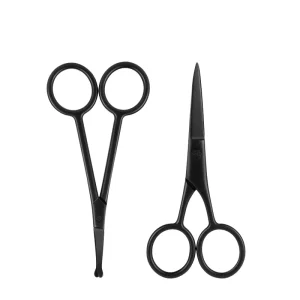 Exclusive Stainless Steel Beauty Instrument Blade Cuticle Nail Eyebrow Scissors for Manicure Care Sharp Pedicure Tool