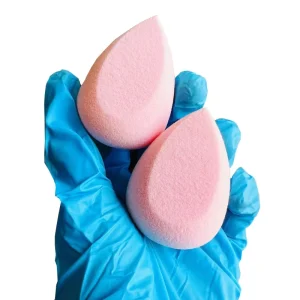 Extra Soft Makeup Tools Hydrophilic Beauty Makeup Sponges Blending Puffs Light Pink Private Label Custom LOGO