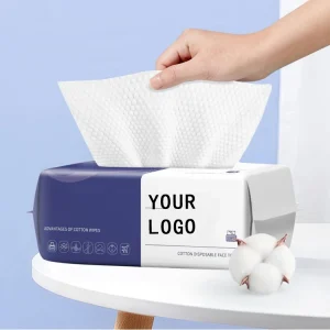 Extra soft Disposable Cotton Tissue Biodegradable Facial Towels Disposable Facial Towel for Adult Daily Cleaning