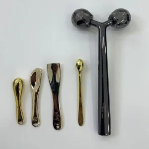 Eyeball-piercing Spoon Set Gift Box Facial Cream Spoon for Extracting Eye Cream Skin Care Product Spoon for Scooping Out Cream