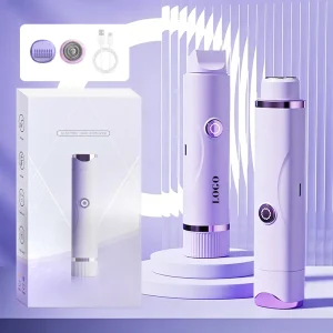 Eyebrow Razor Facial Hair Removal 2 in 1 Eyebrow Trimmer and Epilator Painless Hair Remover Rechargeable Face Shaver LED Light