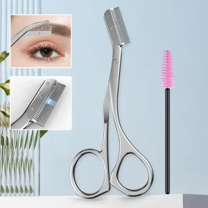 Eyebrow Scissors With Comb Makeup Scissors Eyebrow Trimmer