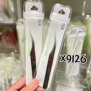 Eyelash Artist Tweezers False Eyelash Curler Flowering Design Dolphin Peacock Gold Stainless Steel