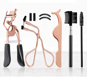 Eyelash Curler 4 in 1 Eyelash Curler Tool Kit Lash Curler With Eyebrow Makeup Brush