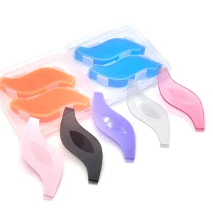 Eyelash Silicone Brush Head Eyelash Pick Needle Grafting Beauty Auxiliary Tool S shaped Eyelash Brush
