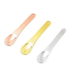 Face Cream Facial Spoon Metal Skin Care Beauty Makeup Cosmetic Spatula Mini Spoon Beauty Scoop Tool Mask Cream