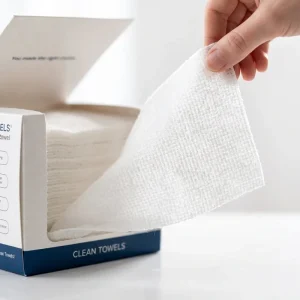 Face Towel Disposable Soft Comfortable Eco friendly 100% Lyocell Towel Biodegradable Clean Face Towel