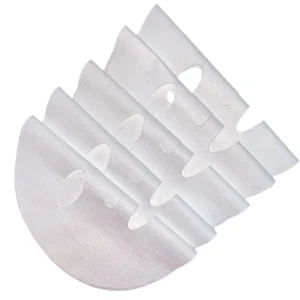 Facial Mask Material Custom Design Microfiber Face Mask Sheet Silky Dry Facial Mask Sheet