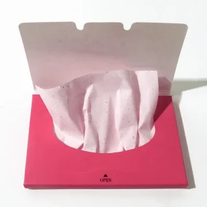 Facial Oil absorbing Paper Oil Blotting Paper with Logo Printed Natural Matte Finish Face Makeup Oil Absorbing Sheets