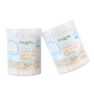 Factory 200pcs Spiral Tip Paper Stick Baby Cotton Swab Biodegradable Cotton Bud