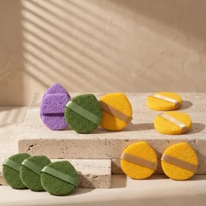 Factory Custom Facial Cleansing Sponge Makeup Remover Pad Wearable Face Wash Tool Mud Mask Removal Deep Cleansing Puff