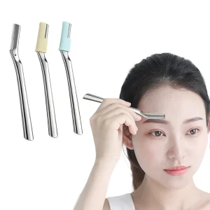 Factory Custom Makeup Tools High quality Steel Eyebrow Trimmer Eyebrow Trimmer with Comfortable Scraping Sensation