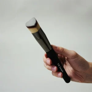 Factory Custom Private Label Dense Heart Hair Head Foundation Concealer Makeup Brushes Single Brush Make up Tools