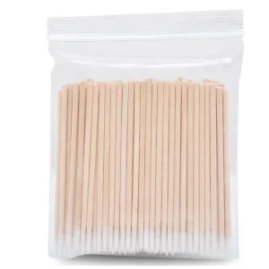 Factory Direct Disposable Pointed Cotton Swab Wooden Applicator Sticks Cotton Buds for Makeup Tools