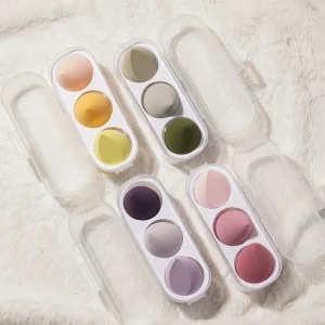 Factory Direct Selling Sponge Makeup Popular 3pcs Makeup Sponge Set