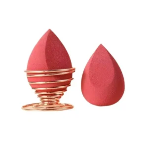 Factory Direct Supply Metal Makeup Egg Sponge Holder Cosmetic Tools Reusable OEM ODM Makeup Puff Sponge