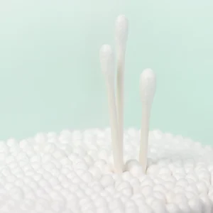 Factory Directly Natural Cotton Swabs Eco Friendly Bamboo Cotton Buds for Daily Used Tools