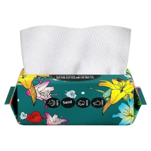 Factory Disposable Soft Face Towel Thick Dry Wet Dual Use Cleansing Towel for Household Cleaning