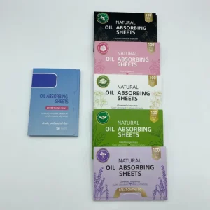Factory High Quality Oil Control Blotting Paper Custom Logo Portable Oil Absorbing Sheets for Face