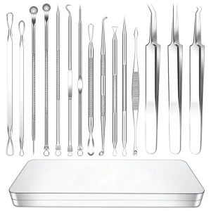 Factory High Quality Skin Care Blackhead Needle 5pcs Acne Remover Tool Set