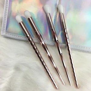 Factory Oem Custom Brand Rose Gold Individual Single Detail Brushes Blending Brush Makeup Private Logo