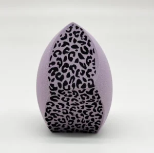 Factory Price Makeup Sponge 2 Diagonal Cut Beauty Egg Latex Free Sponge Customize Leopard Print Beveling Makeup Sponge