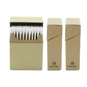 Factory Sale Micro Compostable Q Tip Applicators Mini Q tip Higenic Pack Cotton Bud for Hotel