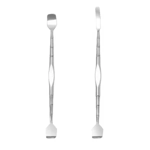 Factory Stainless Steel Double Headed Blackhead Spatula Facial Tools Kit Acne Needle Blackhead and Pimple Extractors