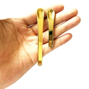 Factory Supply Mini Gold Color Magnetic Spatula Facial Makeup Spoon for Eye Cream for Cosmetics
