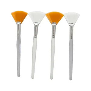Fan Brush Single Pocket Beauty Makeup Brush Plastic Long Pole Mask Brush