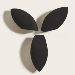 Fashion Beauty Cosmetic Sponge Egg Black Teardrop Blender Latex Free Make up Sponge Private Label Custom Makeup Sponge