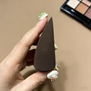 Fashion Beauty Egg Black Teardrop Blender Latex Free Make up Sponge Private Label Custom Makeup Sponge Cosmetic Tools