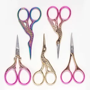 Fashion Bird Stainless Steel Nail Cutting Scissors Nail Tools Manicure Makeup Trimmer Facial Remover Nail Scissors Professional