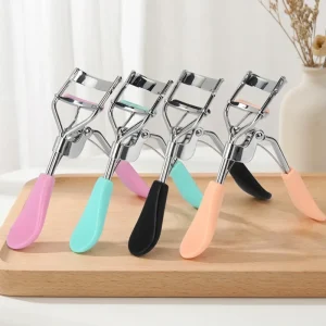Fashion Trending Cosmetic Colorful Beauty Professional Lash Curlers Customized Black Eyelash Curler With Silicone Pad