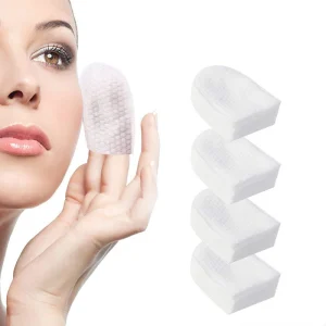 Finger Insert Cotton Pads Large Perfect Size Customized Cotton Pad Logo Diy Makeup Cotton Pads