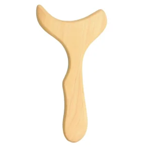 Fish tail Beech Gua Sha Board Massager Sports Outdoor Axe Wooden Yoga Tool with Scraping Function 30x16cm & 28x15cm