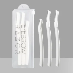 Folding Eyebrow Razor Sharp Blade Shaver Knife Dermaplaning Facial Eyebrow Razor Trimmer for Women