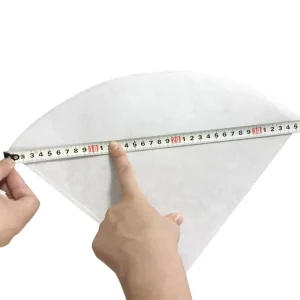 Food Grade Disposable Nonwoven Conical Oil Absorbent Oil Cellulose Filter Paper Cooking Oil Filter Paper
